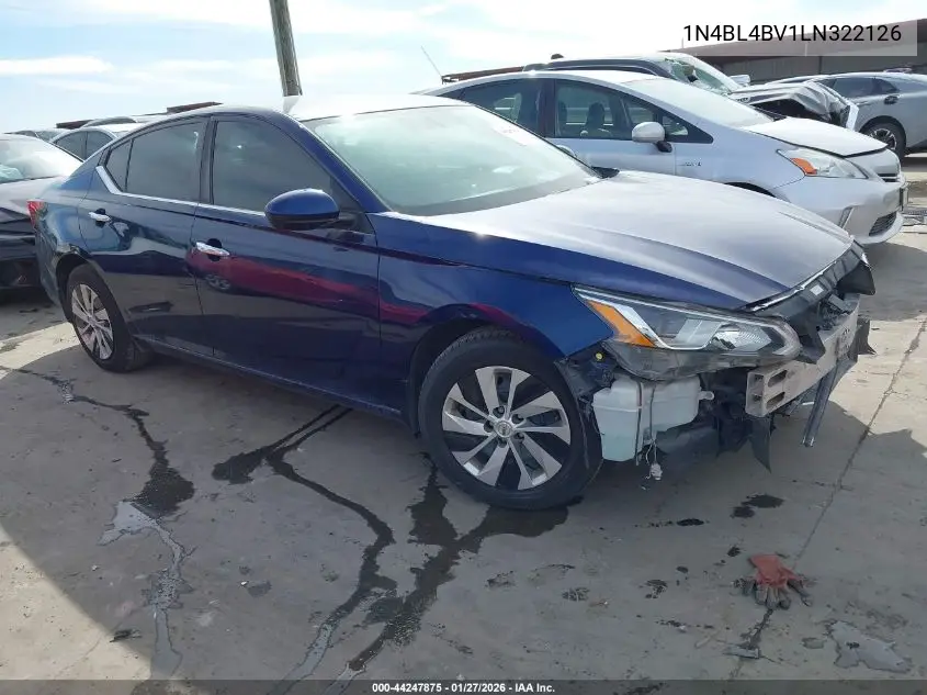 1N4BL4BV1LN322126 2020 Nissan Altima S Fwd