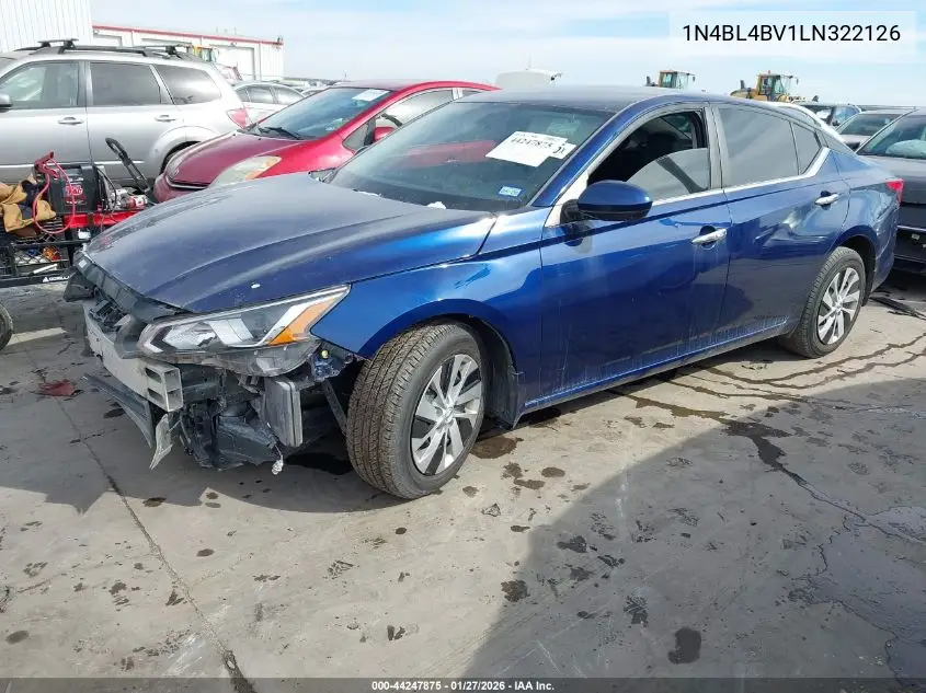 1N4BL4BV1LN322126 2020 Nissan Altima S Fwd