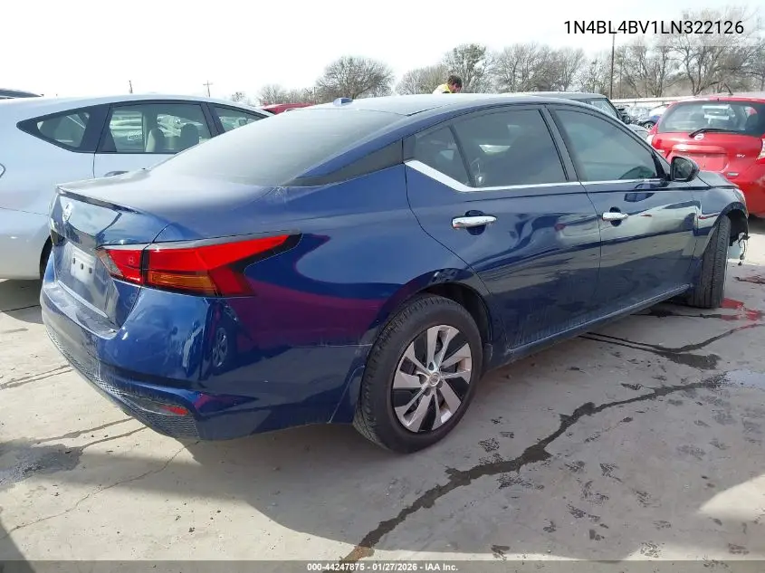 1N4BL4BV1LN322126 2020 Nissan Altima S Fwd