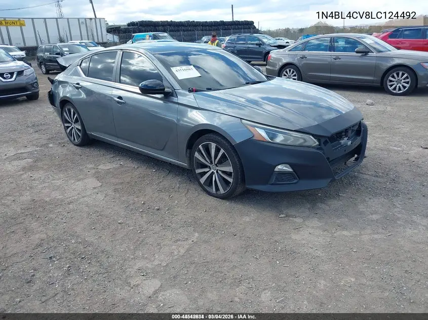 1N4BL4CV8LC124492 2020 Nissan Altima Sr Fwd