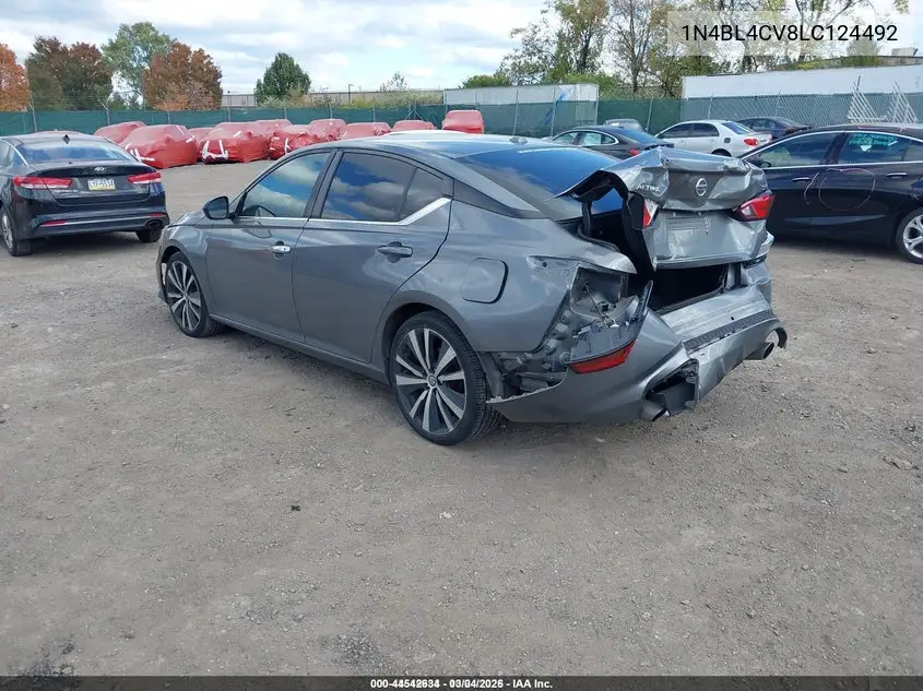 1N4BL4CV8LC124492 2020 Nissan Altima Sr Fwd