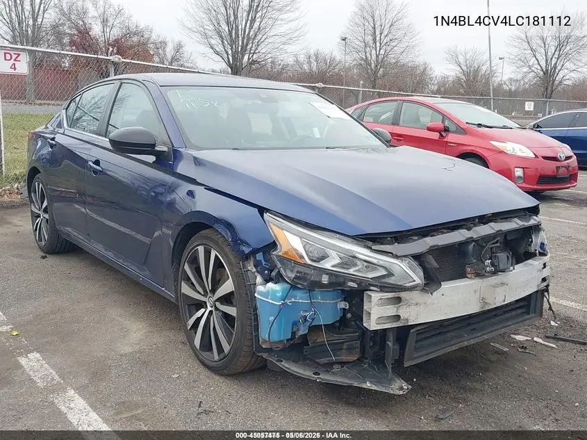 1N4BL4CV4LC181112 2020 Nissan Altima Sr Fwd