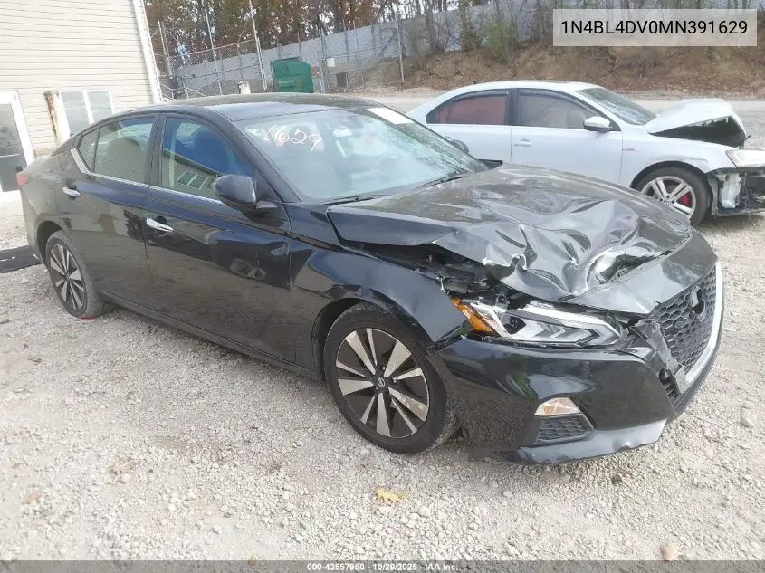 1N4BL4DV0MN391629 2021 Nissan Altima Sv Fwd