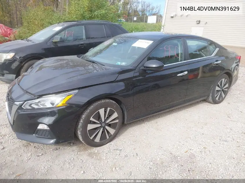 1N4BL4DV0MN391629 2021 Nissan Altima Sv Fwd