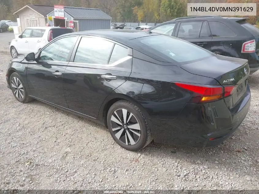 1N4BL4DV0MN391629 2021 Nissan Altima Sv Fwd