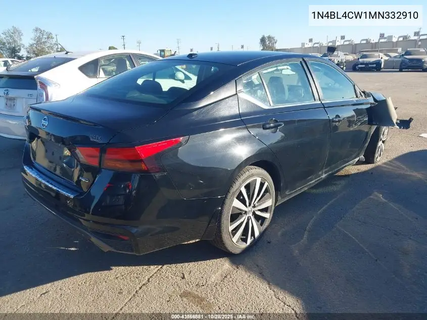 1N4BL4CW1MN332910 2021 Nissan Altima Sr Intelligent Awd