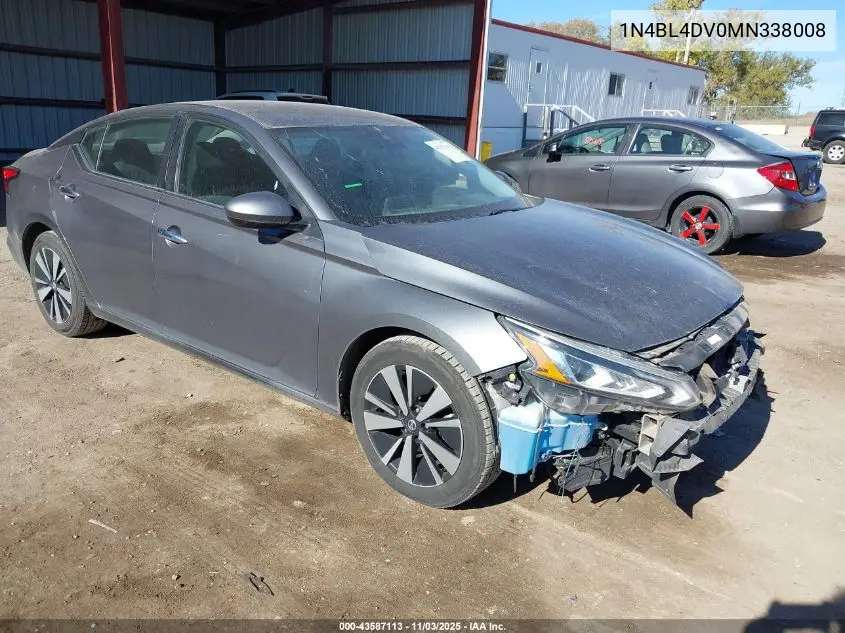1N4BL4DV0MN338008 2021 Nissan Altima Sv Fwd