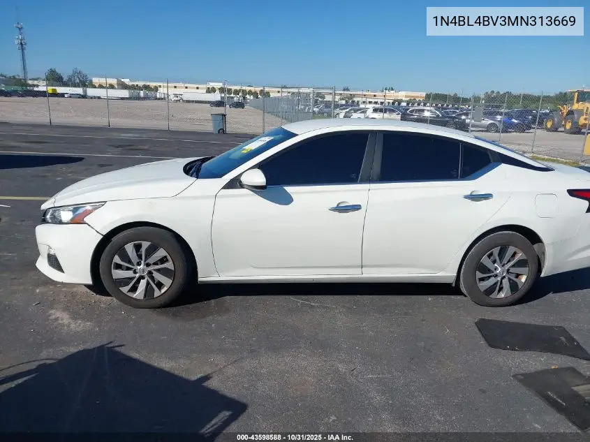 1N4BL4BV3MN313669 2021 Nissan Altima S Fwd