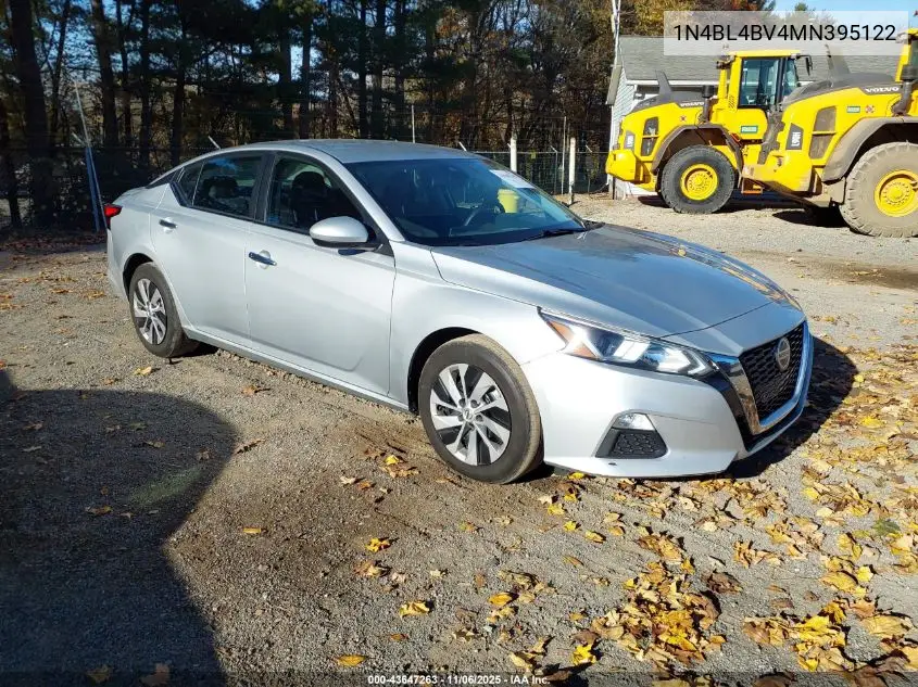 1N4BL4BV4MN395122 2021 Nissan Altima S Fwd