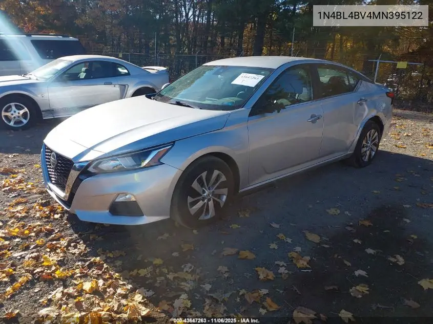 1N4BL4BV4MN395122 2021 Nissan Altima S Fwd