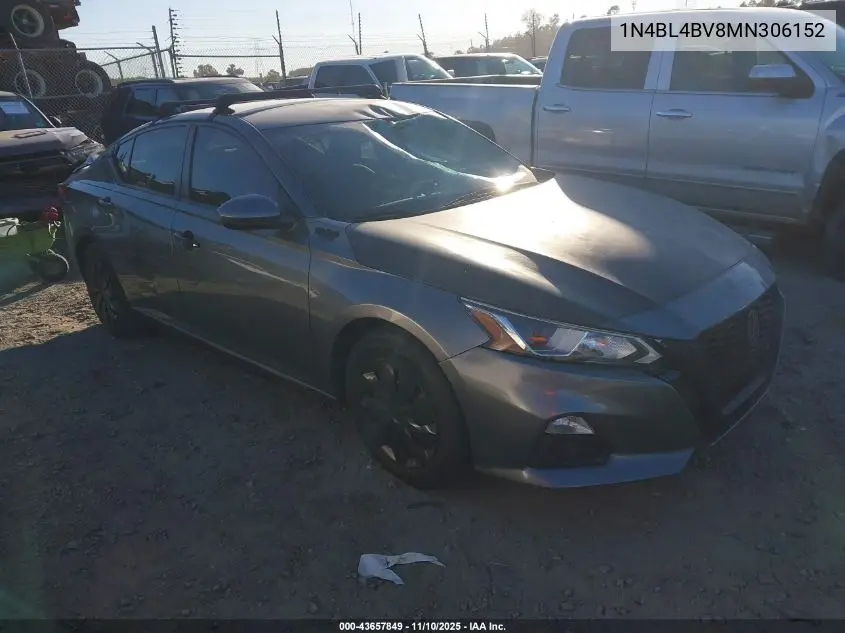 1N4BL4BV8MN306152 2021 Nissan Altima S Fwd