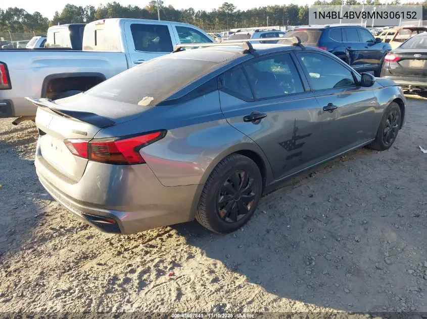 1N4BL4BV8MN306152 2021 Nissan Altima S Fwd