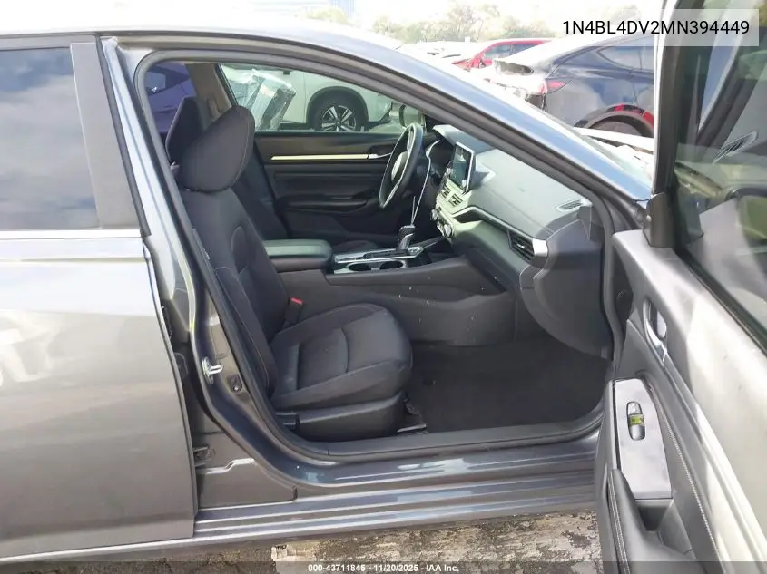 1N4BL4DV2MN394449 2021 Nissan Altima Sv Fwd