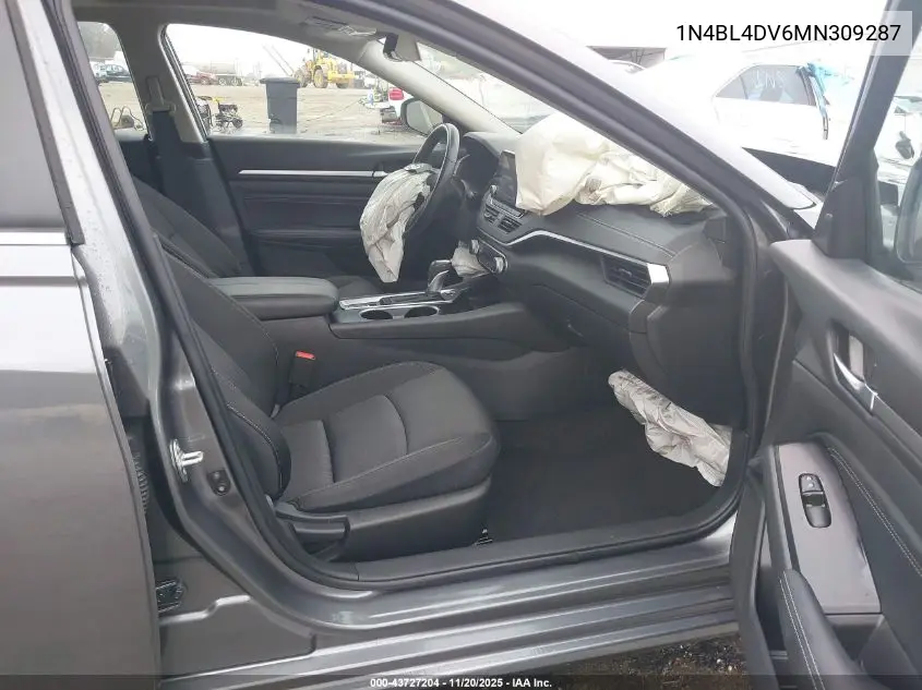 1N4BL4DV6MN309287 2021 Nissan Altima Sv Fwd
