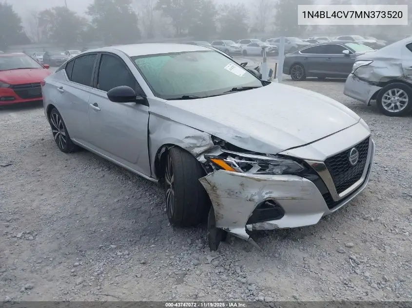 1N4BL4CV7MN373520 2021 Nissan Altima Sr Fwd