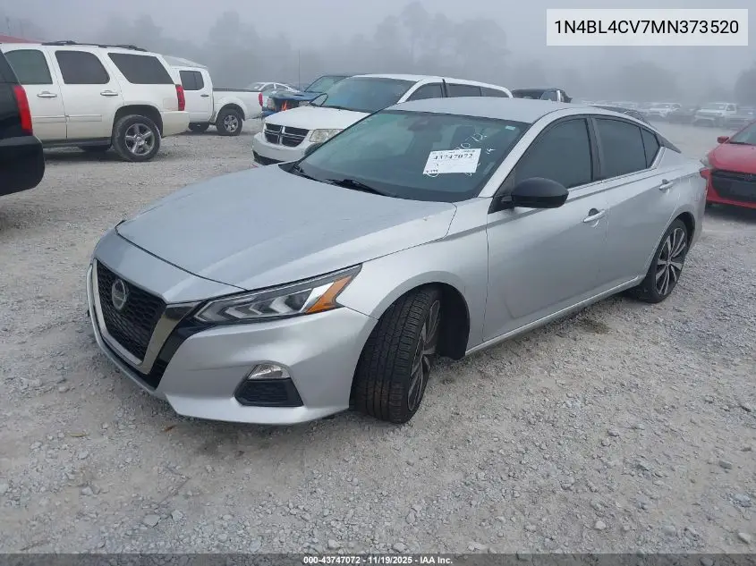 1N4BL4CV7MN373520 2021 Nissan Altima Sr Fwd
