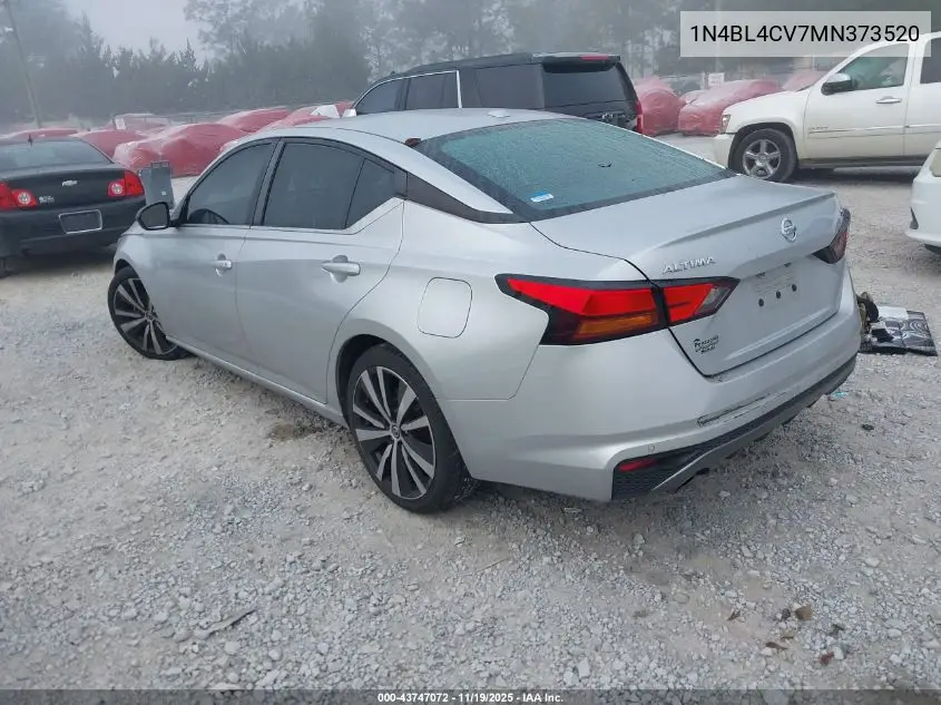 1N4BL4CV7MN373520 2021 Nissan Altima Sr Fwd