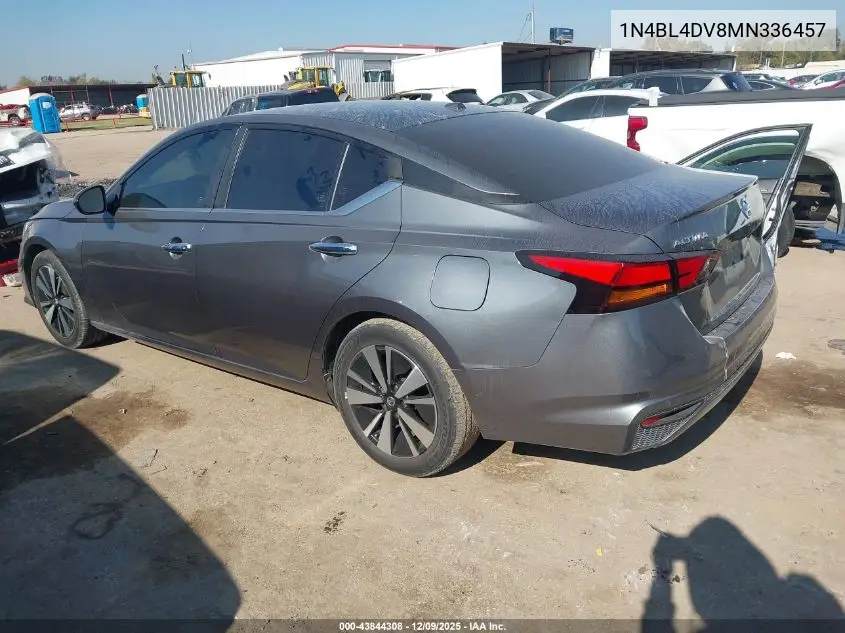 1N4BL4DV8MN336457 2021 Nissan Altima Sv Fwd