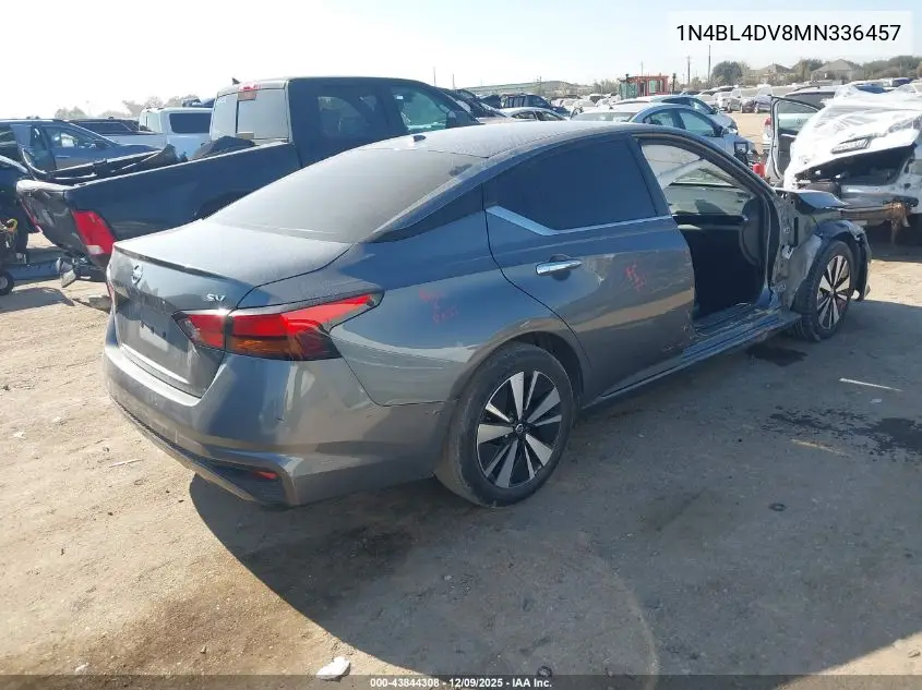 1N4BL4DV8MN336457 2021 Nissan Altima Sv Fwd