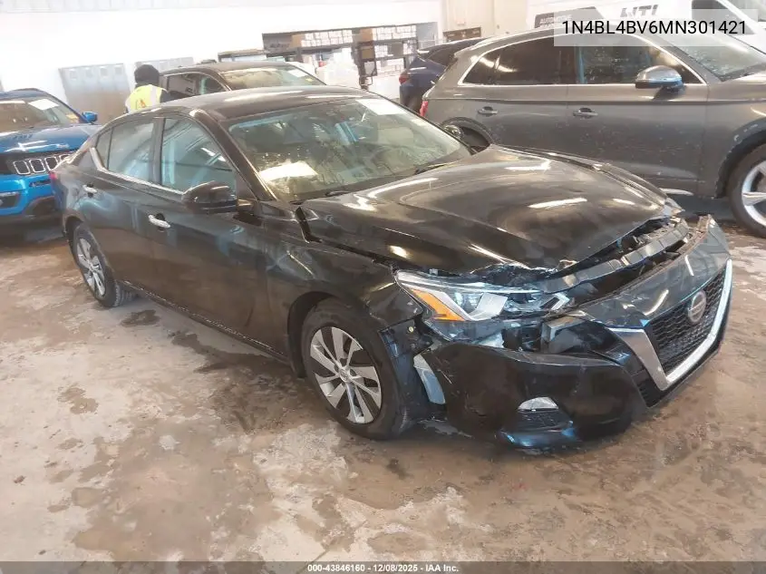 1N4BL4BV6MN301421 2021 Nissan Altima S Fwd