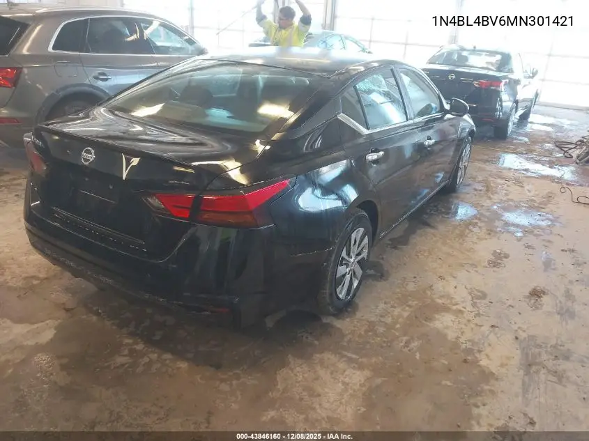 1N4BL4BV6MN301421 2021 Nissan Altima S Fwd