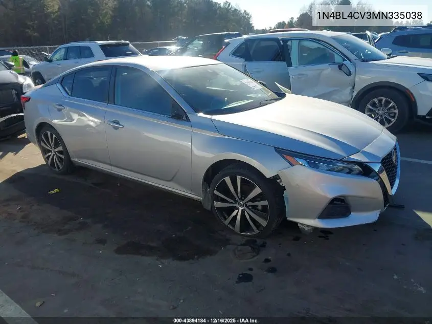 1N4BL4CV3MN335038 2021 Nissan Altima Sr Fwd