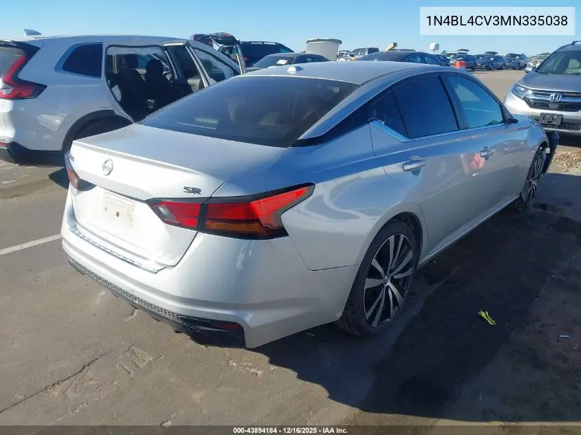 1N4BL4CV3MN335038 2021 Nissan Altima Sr Fwd