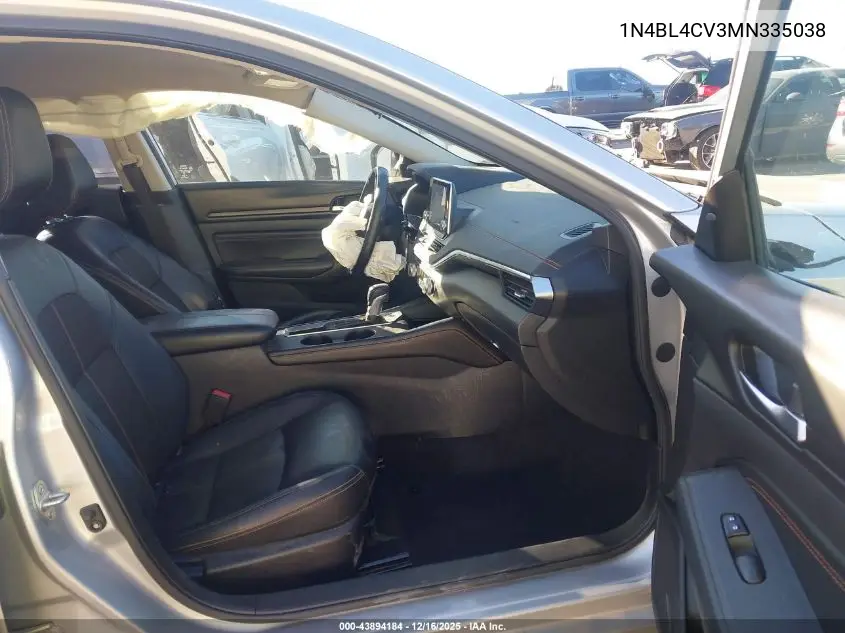 1N4BL4CV3MN335038 2021 Nissan Altima Sr Fwd