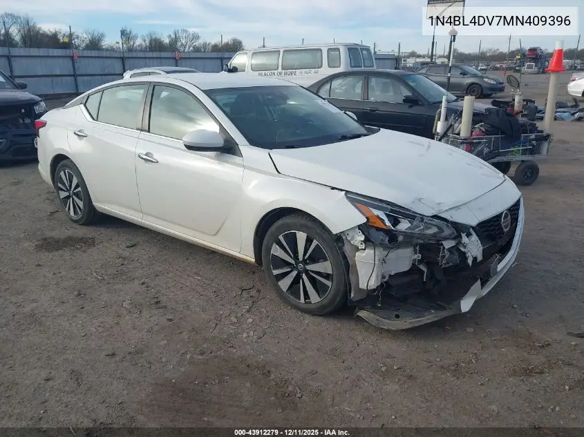 1N4BL4DV7MN409396 2021 Nissan Altima Sv Fwd