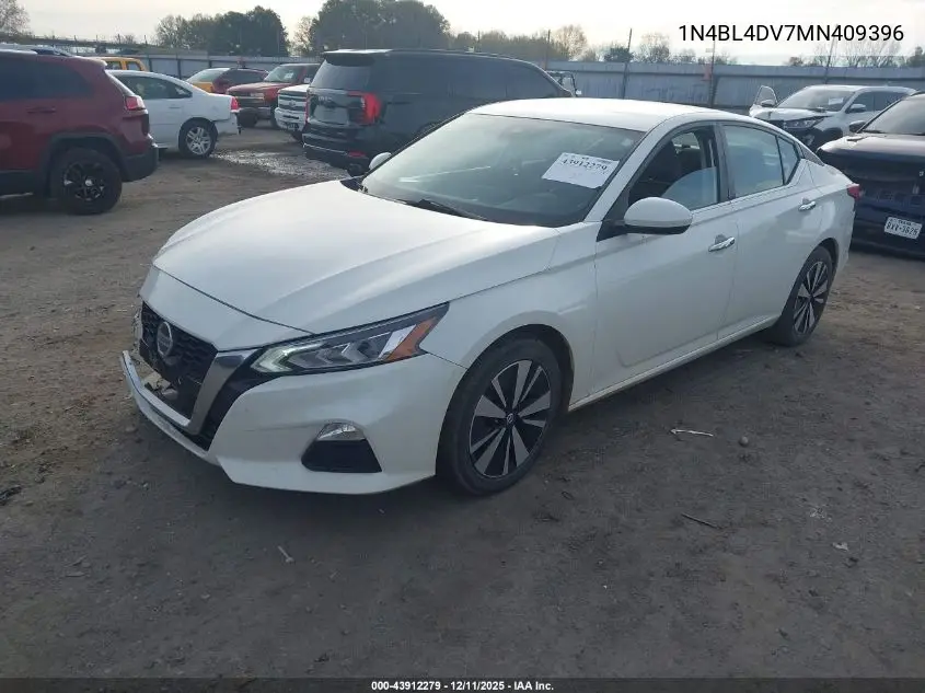 1N4BL4DV7MN409396 2021 Nissan Altima Sv Fwd