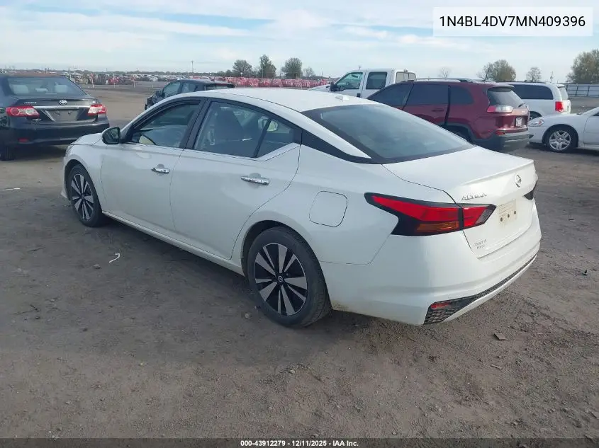 1N4BL4DV7MN409396 2021 Nissan Altima Sv Fwd