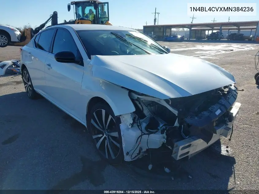 1N4BL4CVXMN384236 2021 Nissan Altima Sr Fwd