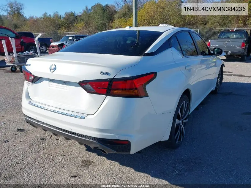 1N4BL4CVXMN384236 2021 Nissan Altima Sr Fwd