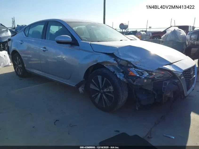 1N4BL4DV2MN413422 2021 Nissan Altima Sv Fwd