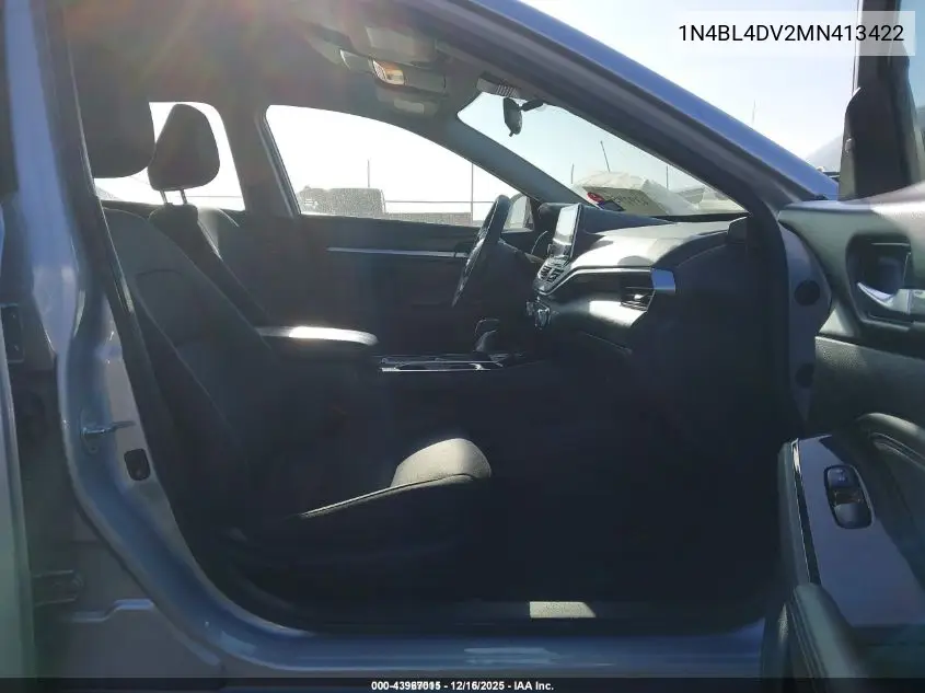 1N4BL4DV2MN413422 2021 Nissan Altima Sv Fwd