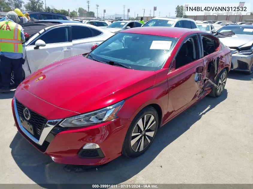 1N4BL4DV6NN312532 2022 Nissan Altima Sv Fwd