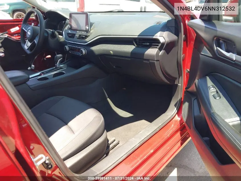 1N4BL4DV6NN312532 2022 Nissan Altima Sv Fwd