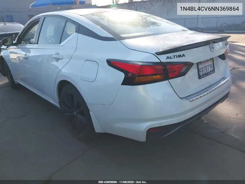 1N4BL4CV6NN369864 2022 Nissan Altima Sr Fwd
