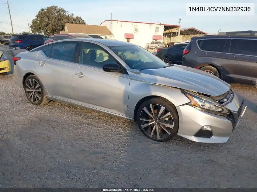 1N4BL4CV7NN332936 2022 Nissan Altima Sr Fwd