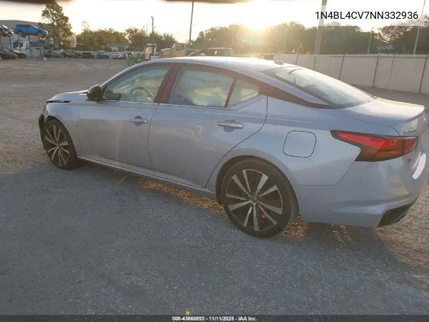 1N4BL4CV7NN332936 2022 Nissan Altima Sr Fwd