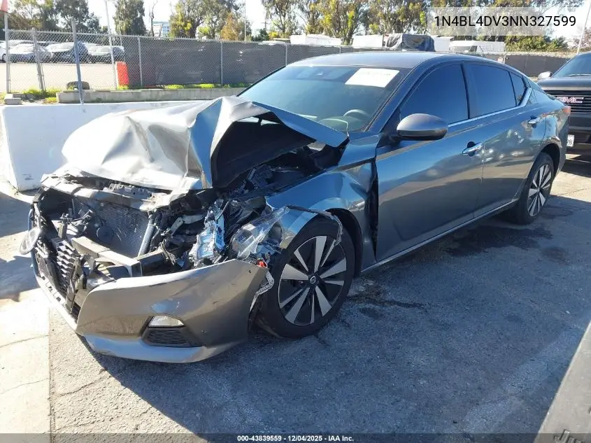 1N4BL4DV3NN327599 2022 Nissan Altima Sv Fwd