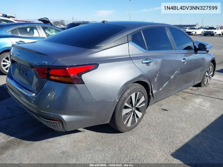 1N4BL4DV3NN327599 2022 Nissan Altima Sv Fwd