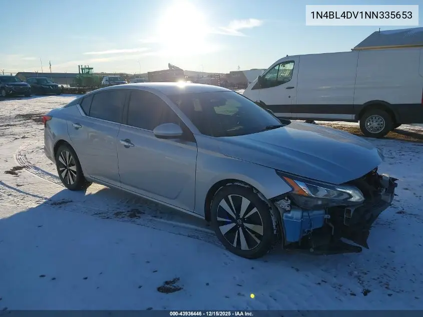 1N4BL4DV1NN335653 2022 Nissan Altima Sv Fwd