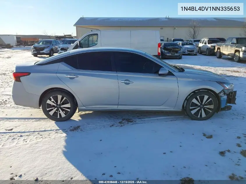 1N4BL4DV1NN335653 2022 Nissan Altima Sv Fwd