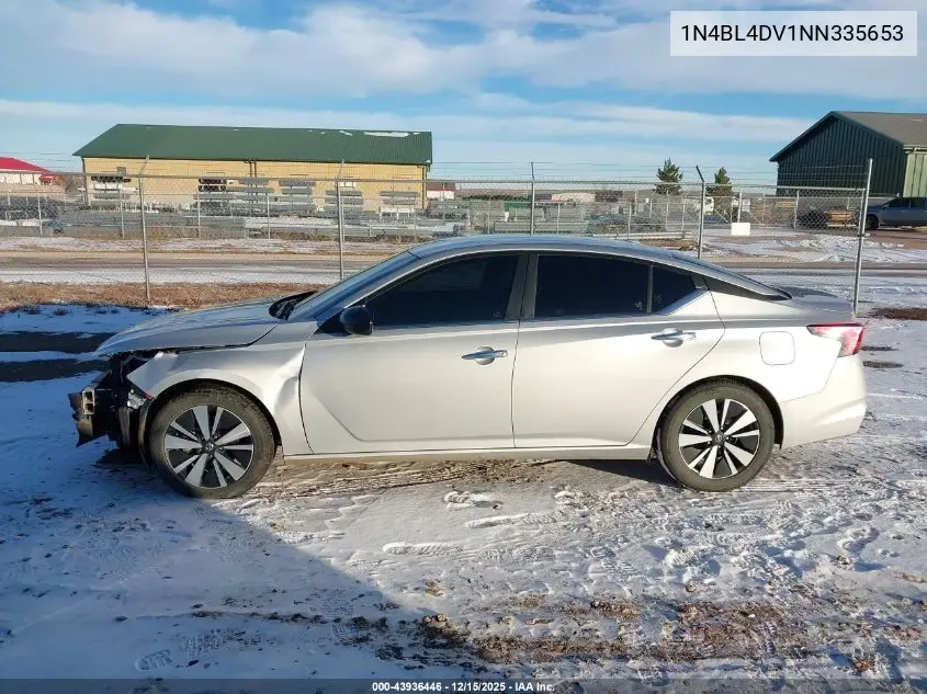 1N4BL4DV1NN335653 2022 Nissan Altima Sv Fwd