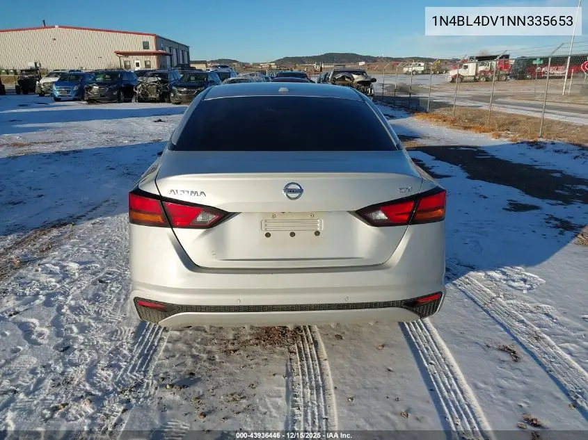 1N4BL4DV1NN335653 2022 Nissan Altima Sv Fwd