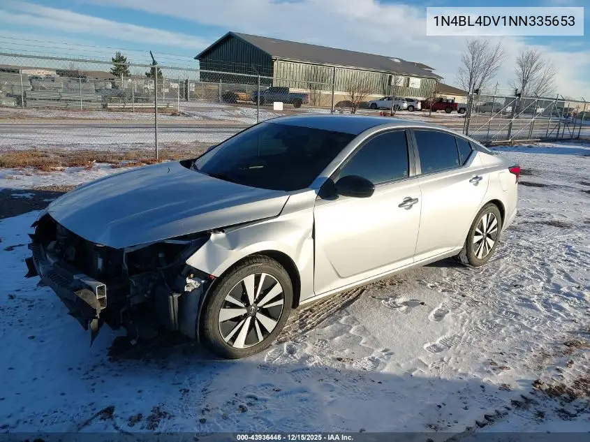 1N4BL4DV1NN335653 2022 Nissan Altima Sv Fwd