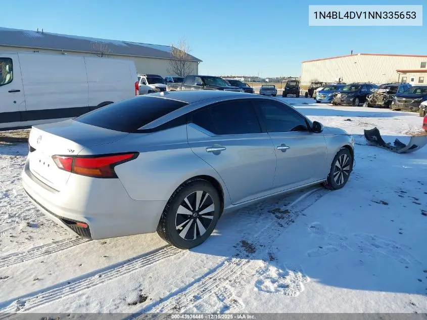 1N4BL4DV1NN335653 2022 Nissan Altima Sv Fwd