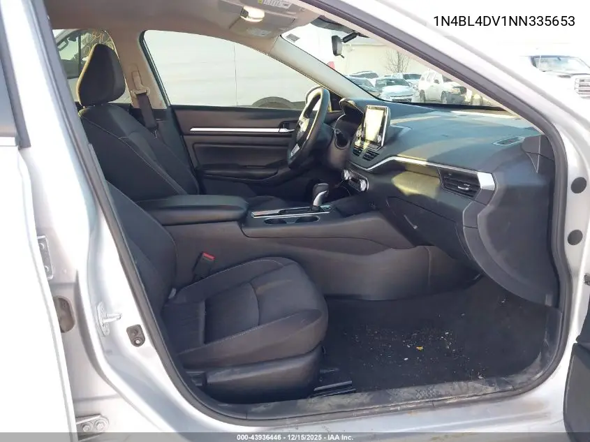1N4BL4DV1NN335653 2022 Nissan Altima Sv Fwd