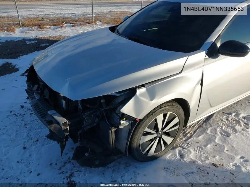 1N4BL4DV1NN335653 2022 Nissan Altima Sv Fwd
